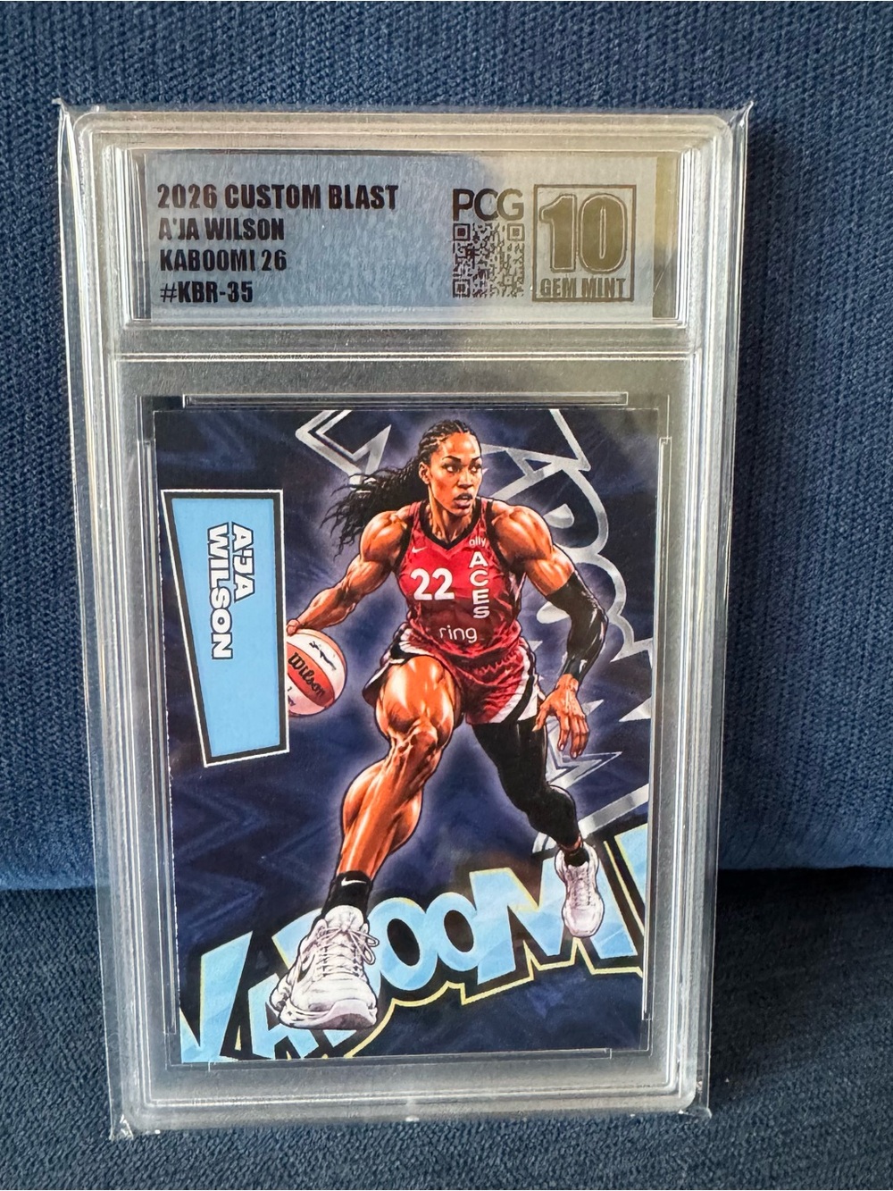 A'ja Wilson - 2026 Custom Blast Kaboom! 26 #KBR-35 PCG 10